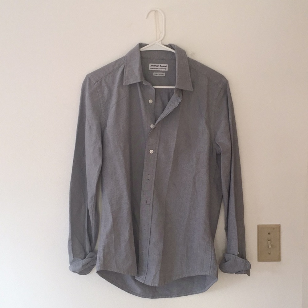 American apparel slimfit oxford shirt XS